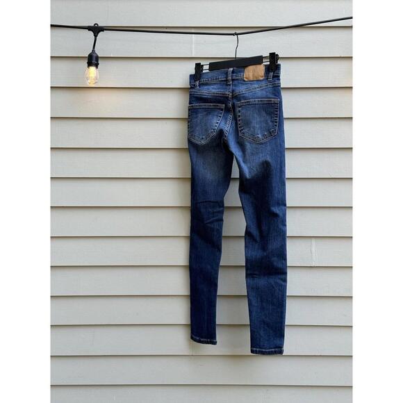 French Connection Skinny Jeans Women's Size US 0 / UK 4 Blue Mid Rise 5-Pocket - Picture 4 of 4